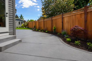 concrete and fence picture